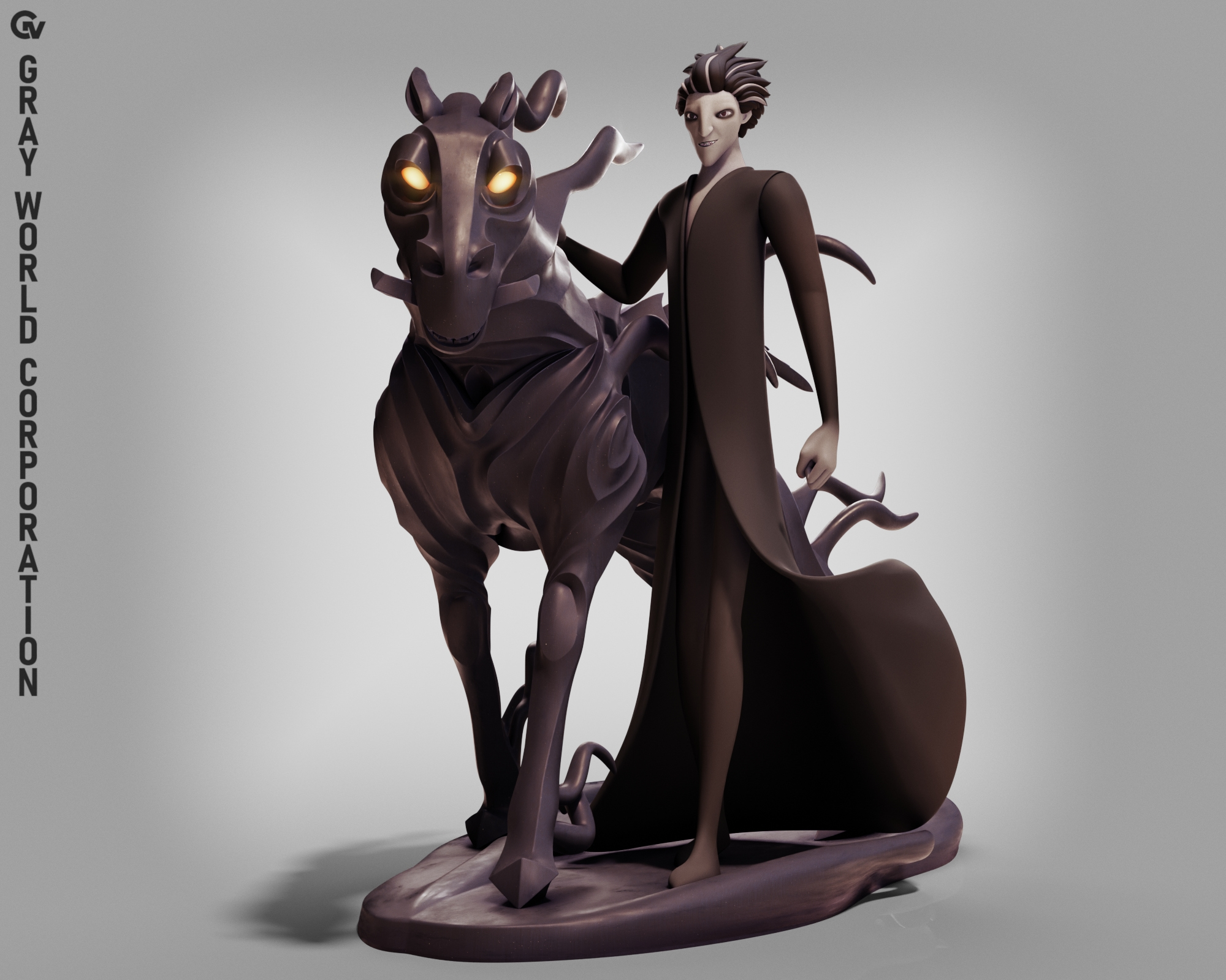 Pitch Black "Boogeyman" - Rise of The Guardians 3D Model