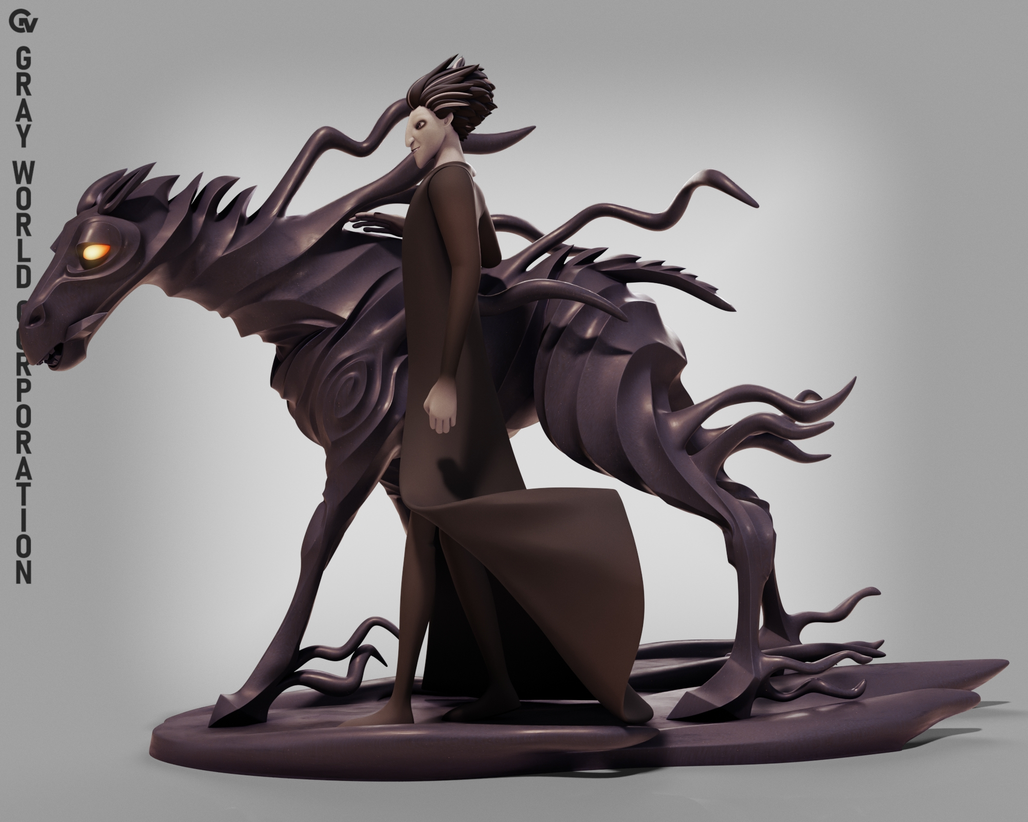 Pitch Black "Boogeyman" - Rise of The Guardians 3D Model