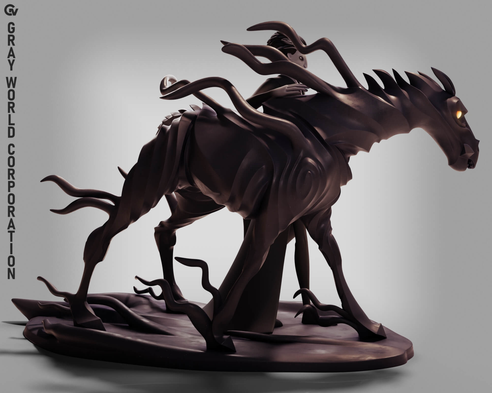 Pitch Black &quotBoogeyman&quot - Rise of The Guardians 3D Model