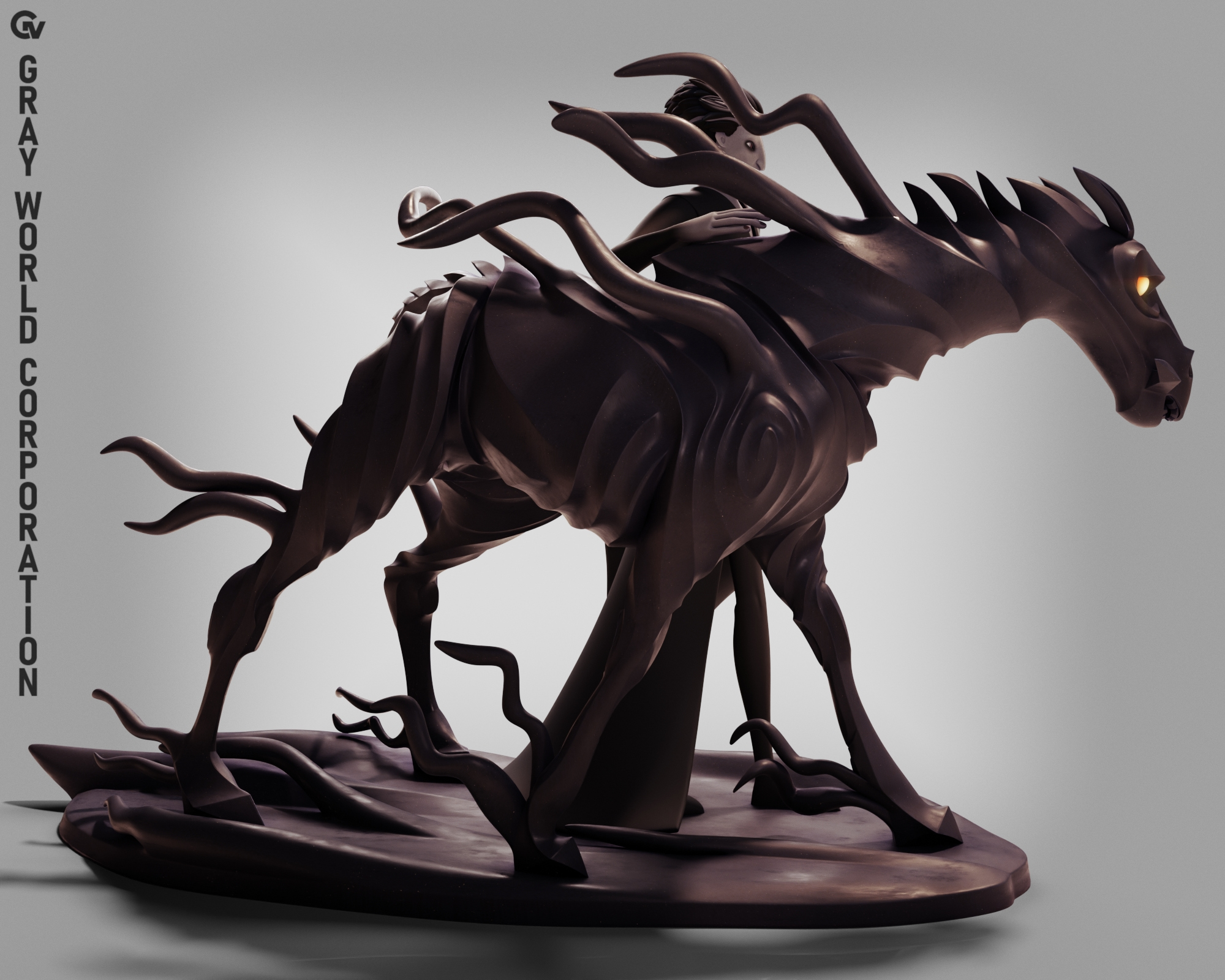 Pitch Black "Boogeyman" - Rise of The Guardians 3D Model