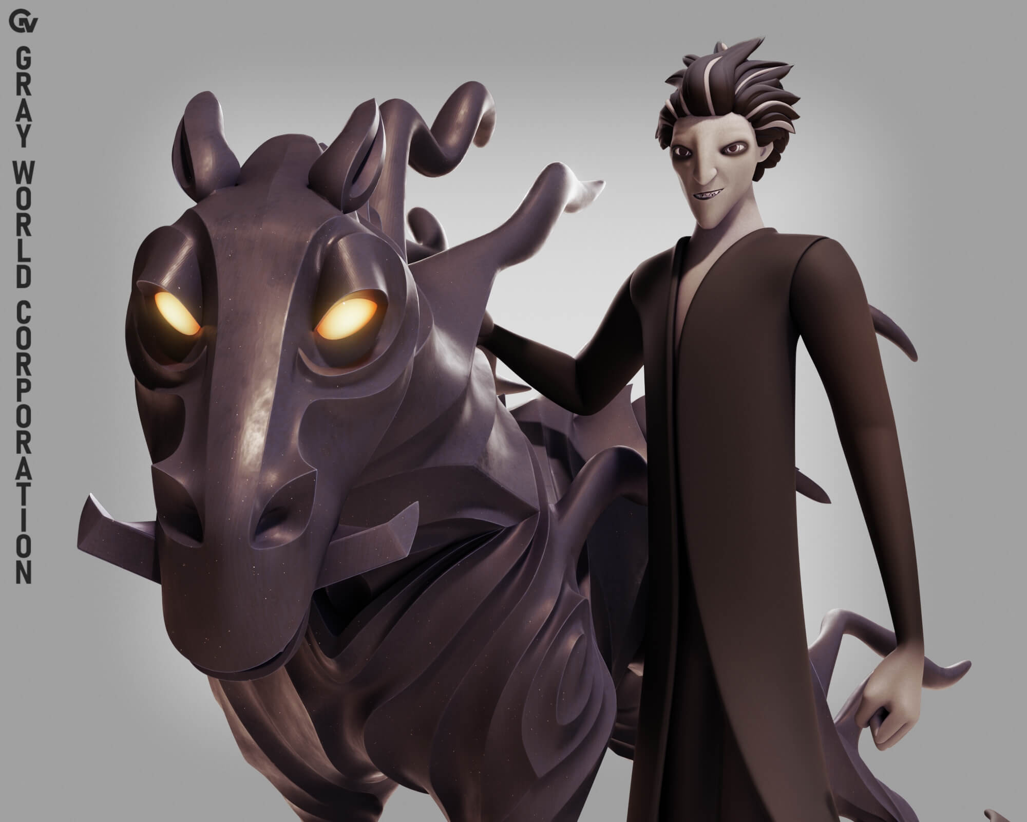 Pitch Black "Boogeyman" - Rise of The Guardians 3D Model