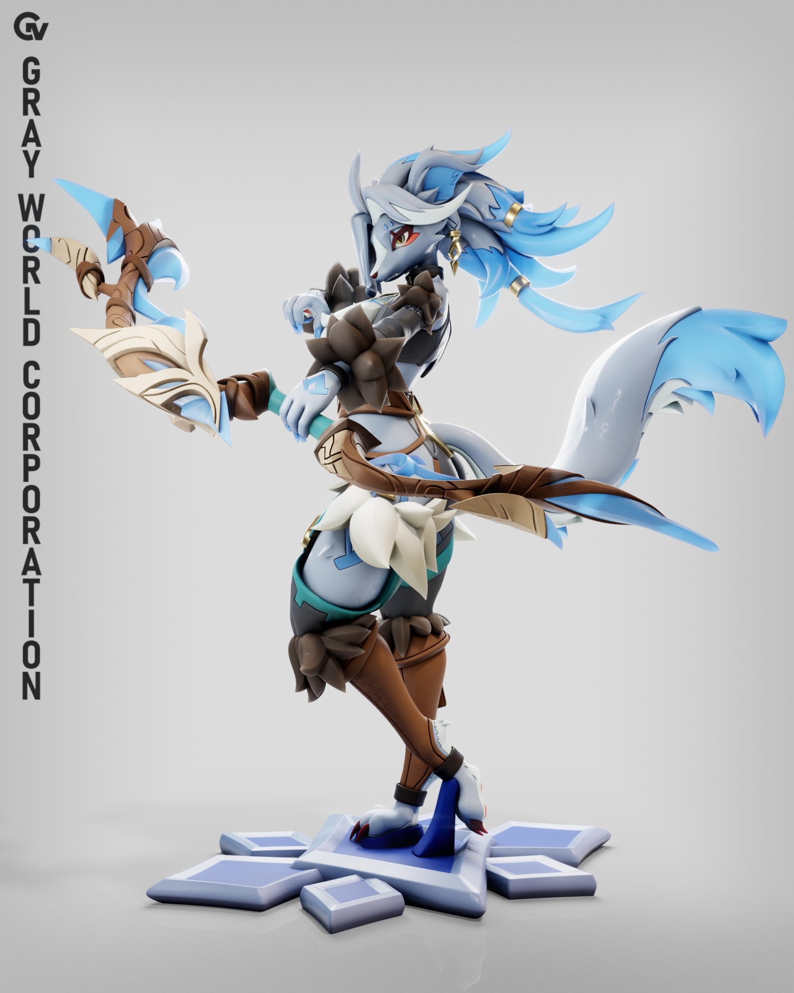 Voywolf Hunter - Genshin Impact 3D Model