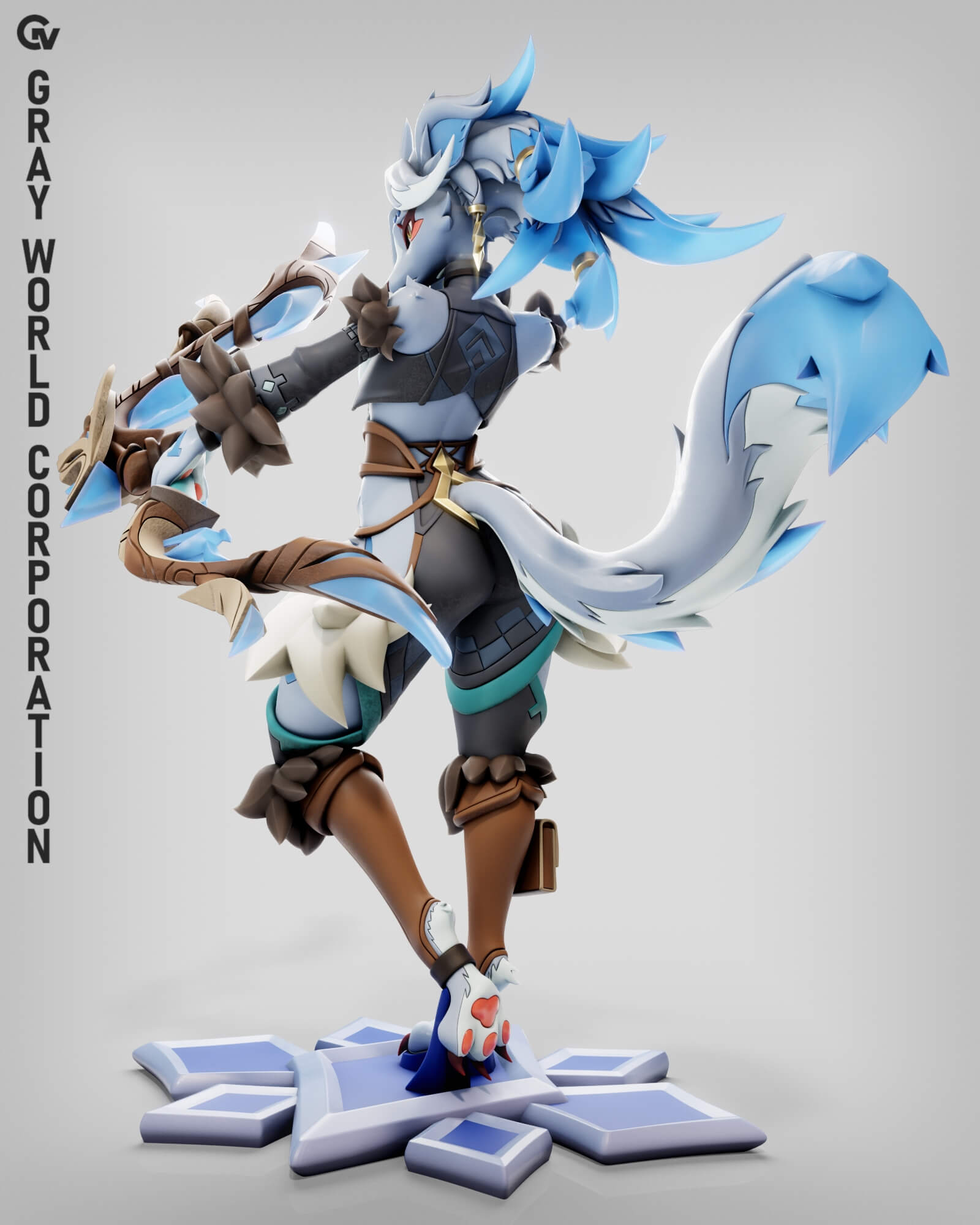 Voywolf Hunter - Genshin Impact 3D Model