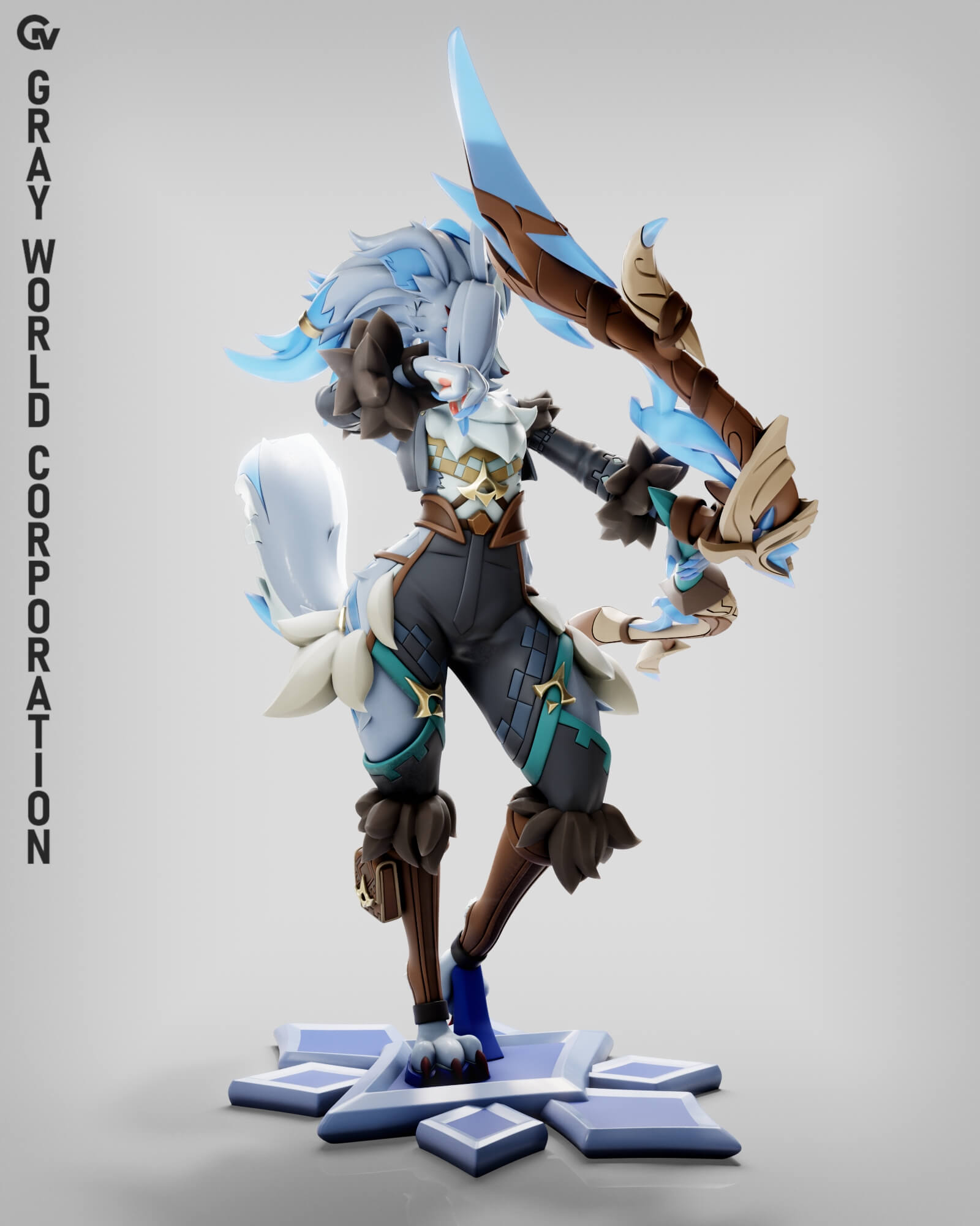 Voywolf Hunter - Genshin Impact 3D Model