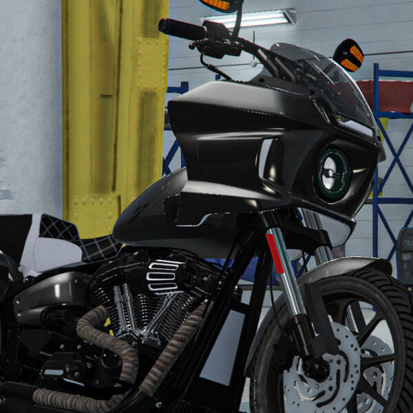 Street Racing Motorcycle