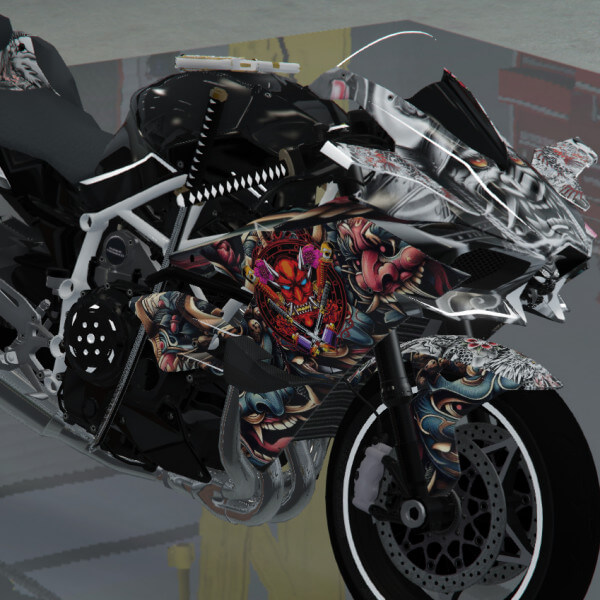 Yakuza Style Motorcycle Bike