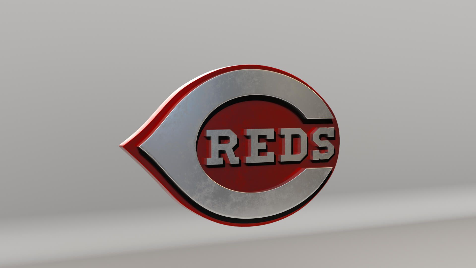 Cincinnati Reds 3d File MLB Cincinati Reds Team Logo V1 - 3D Model by guimart