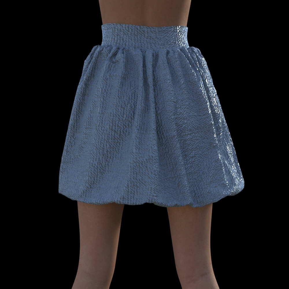 Bubble Skirt for G8F Daz Content