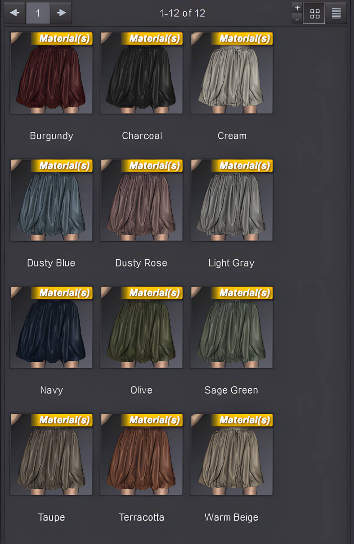 Bubble Skirt for G8F Daz Content