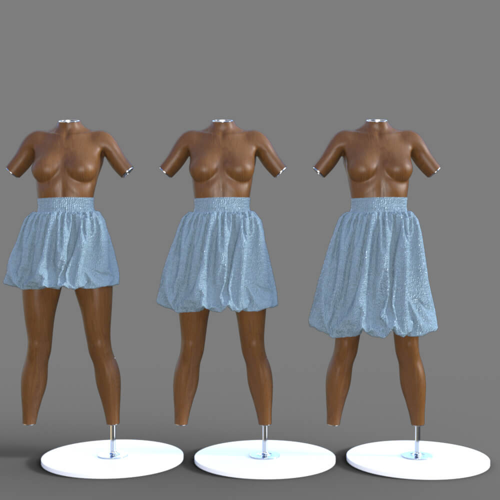 Bubble Skirt for G8F Daz Content