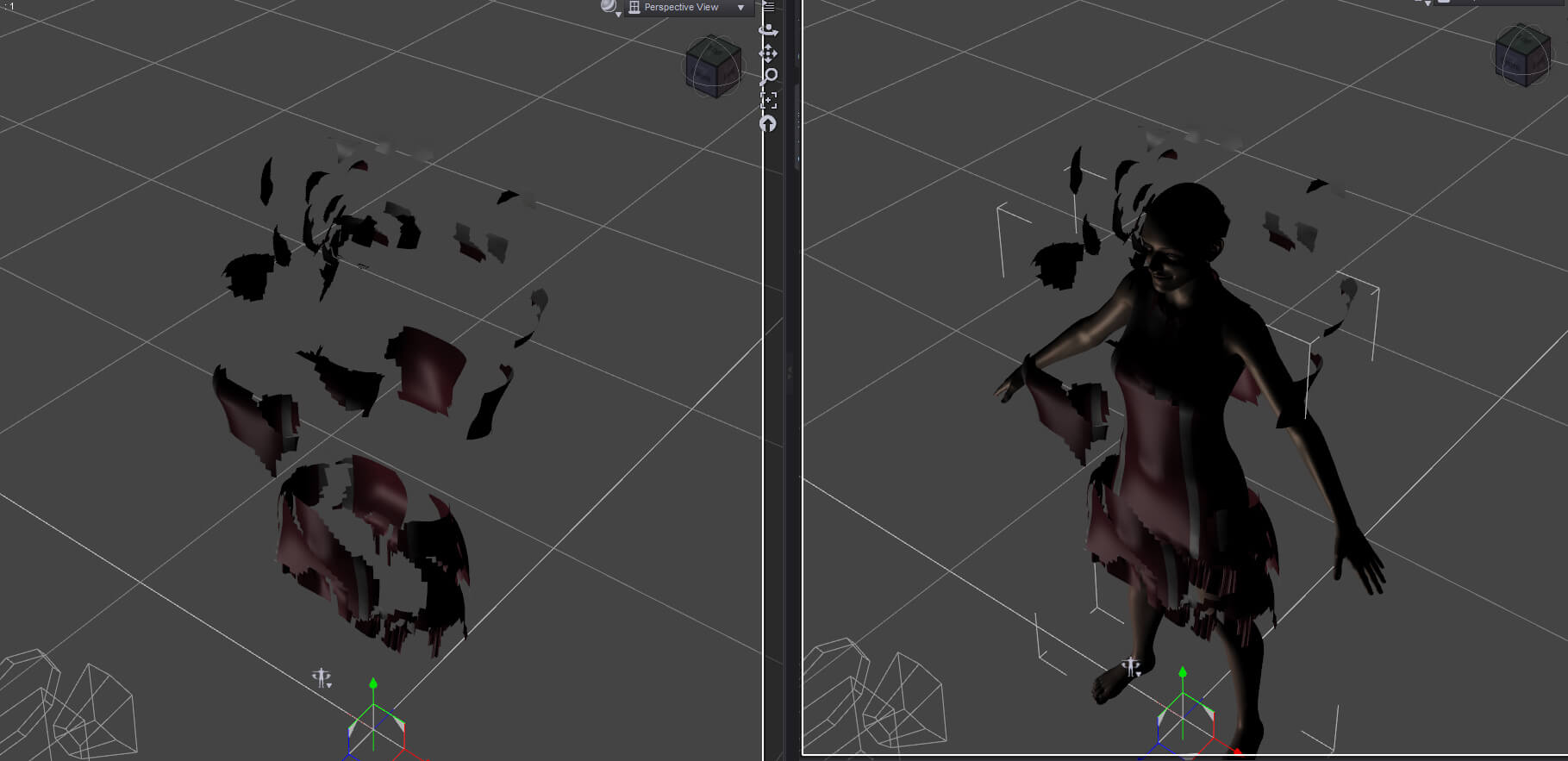 Clothing Exploder for Daz Studio 3D Render, Digital Artwork by guy91600