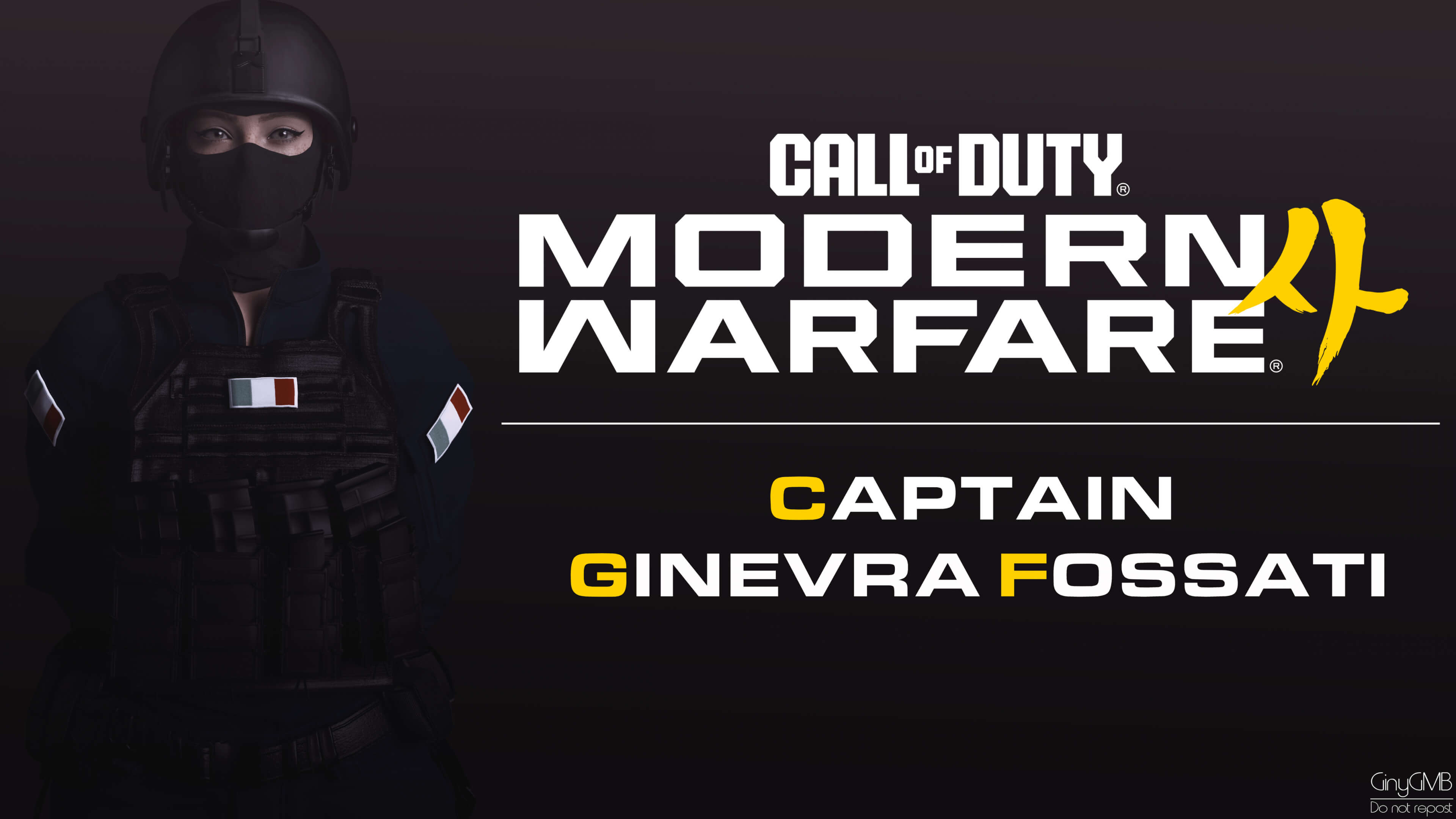 Captain Ginevra Fossati 3D Render, Digital Artwork by Gwynnever