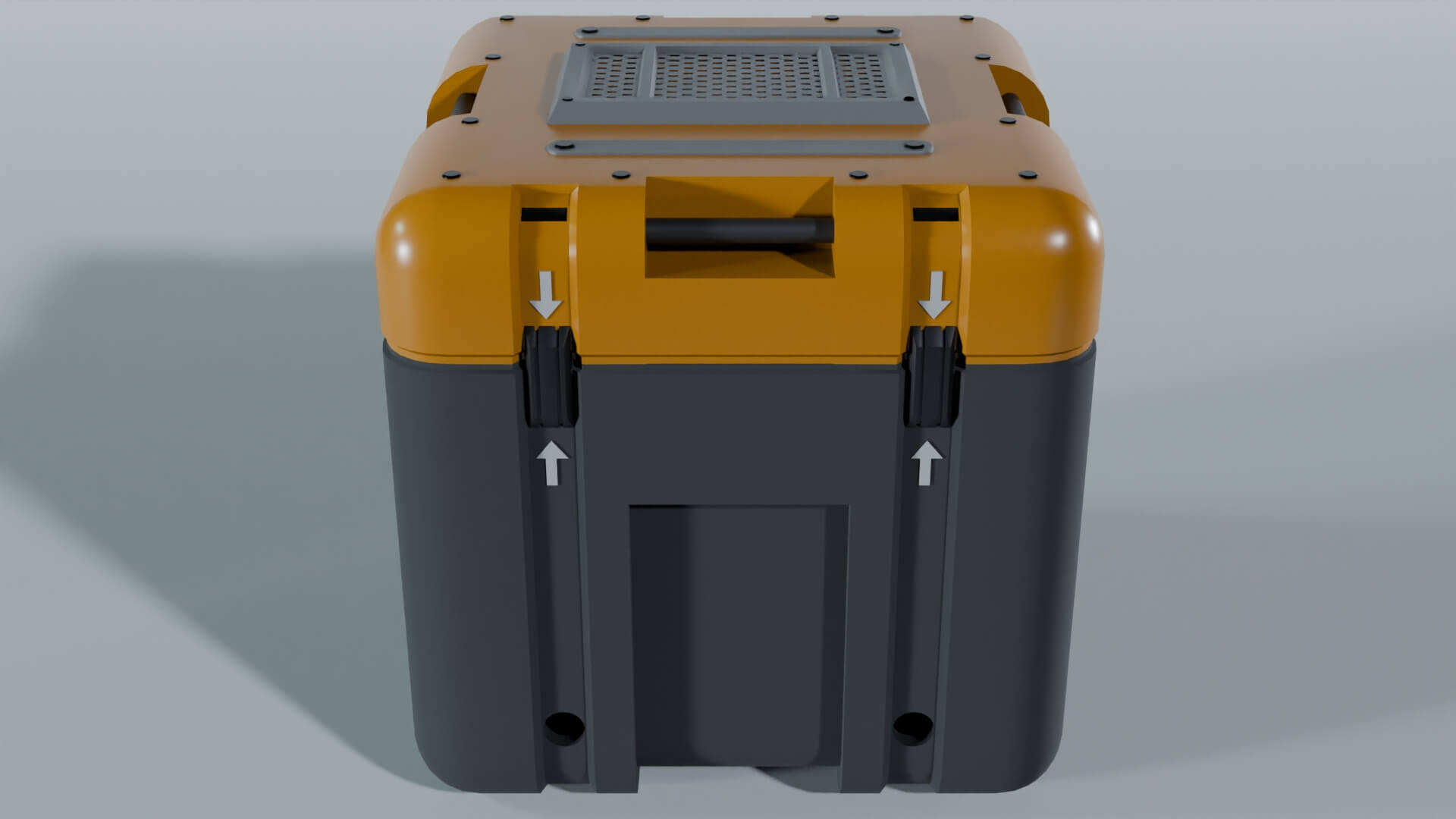 Sci-Fi Military Crate Container 3D Prop 3D Model