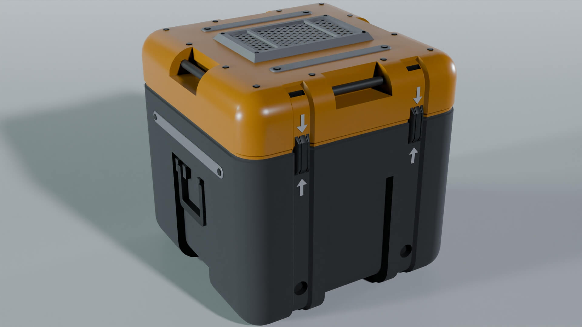 Sci-Fi Military Crate Container 3D Prop 3D Model
