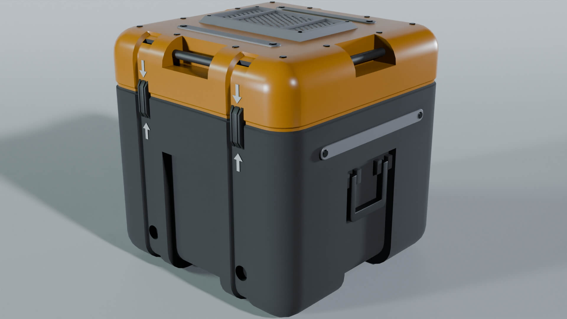 Sci-Fi Military Crate Container 3D Prop 3D Model