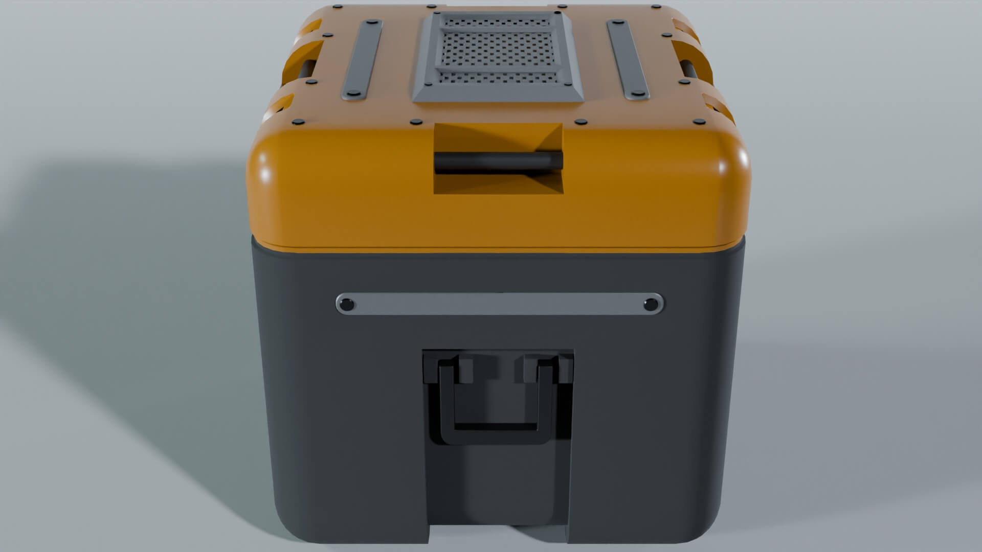 Sci-Fi Military Crate Container 3D Prop 3D Model