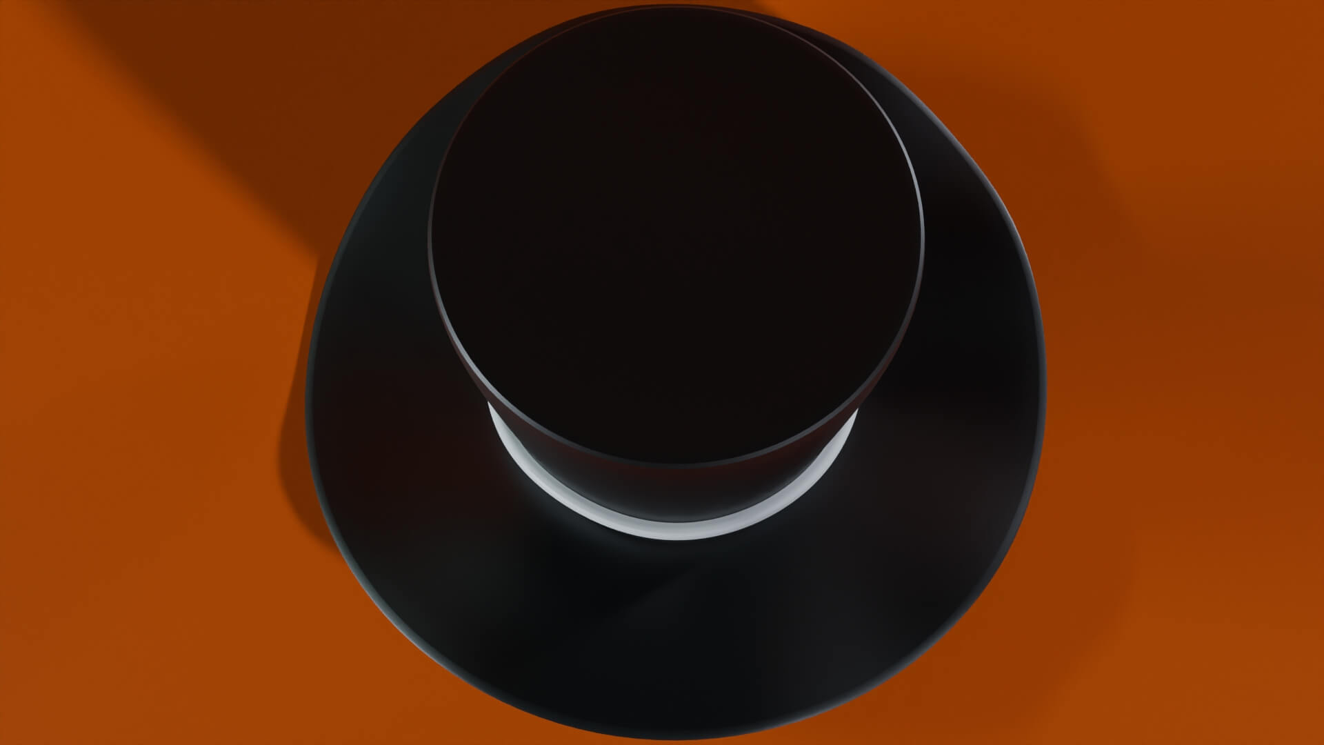 Stylized Black Top Hat 3D Model 3D Model