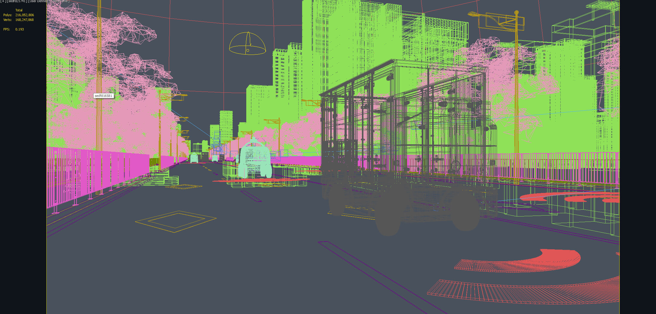 Autonomous Delivery Vehicle Smart City Road 3D Model