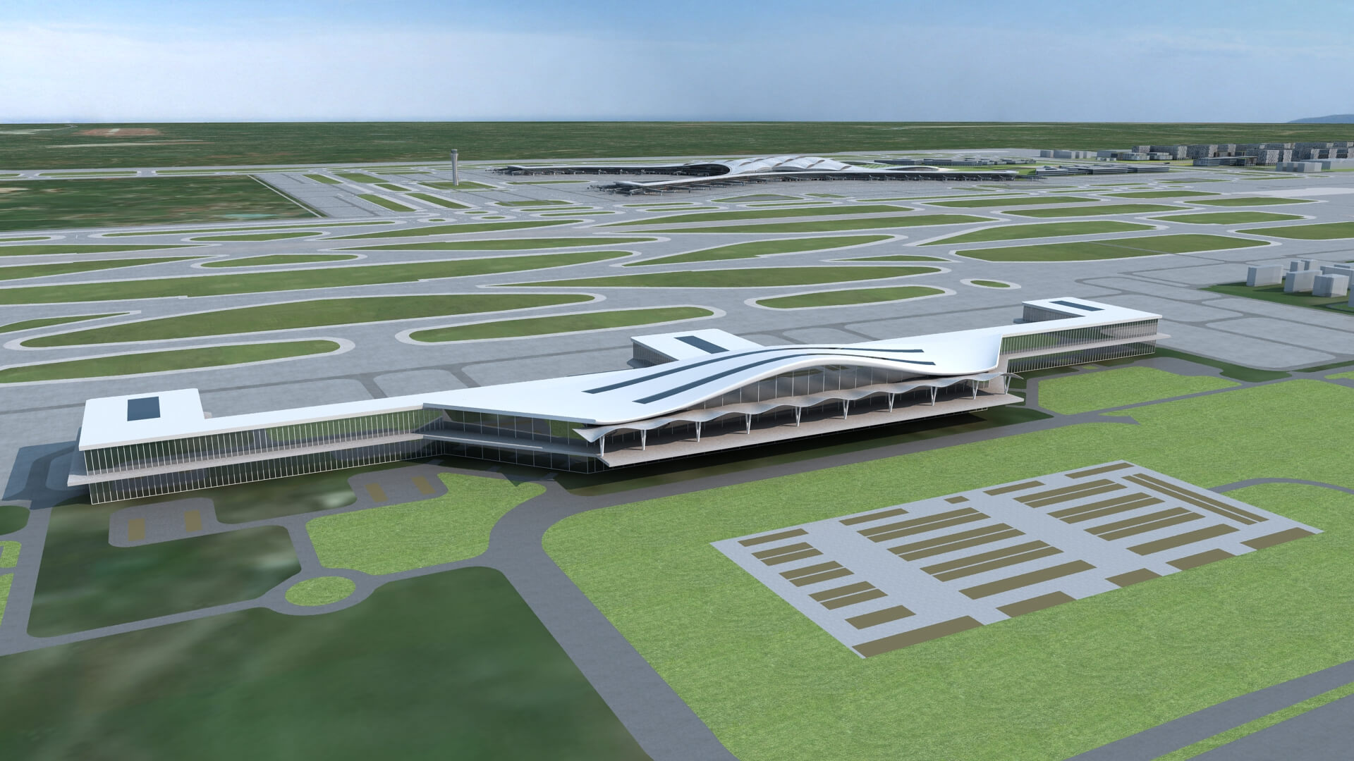 Changsha Airport China Airport 3D Model