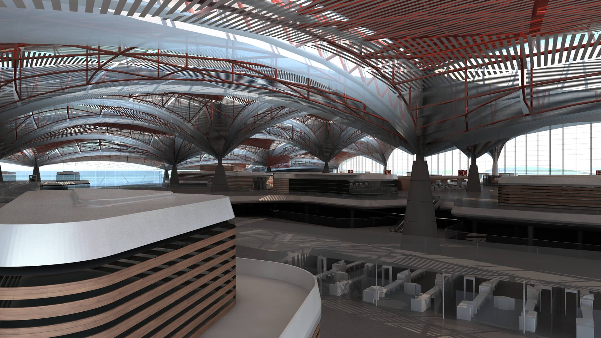 Changsha Airport China Airport 3D Model