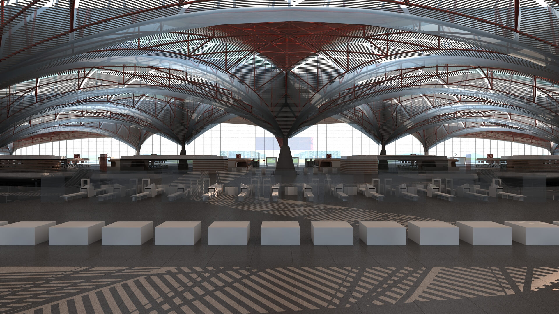 Changsha Airport China Airport 3D Model