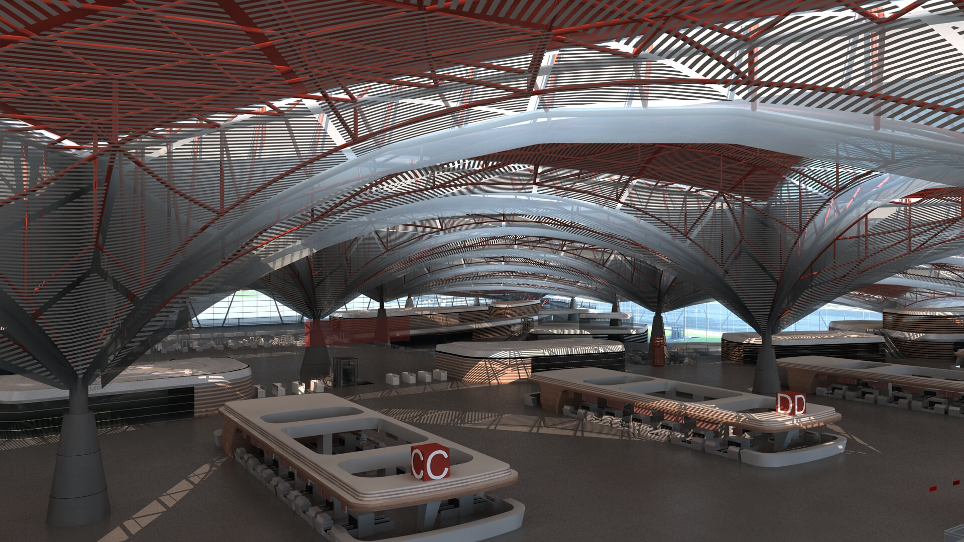 Changsha Airport China Airport 3D Model
