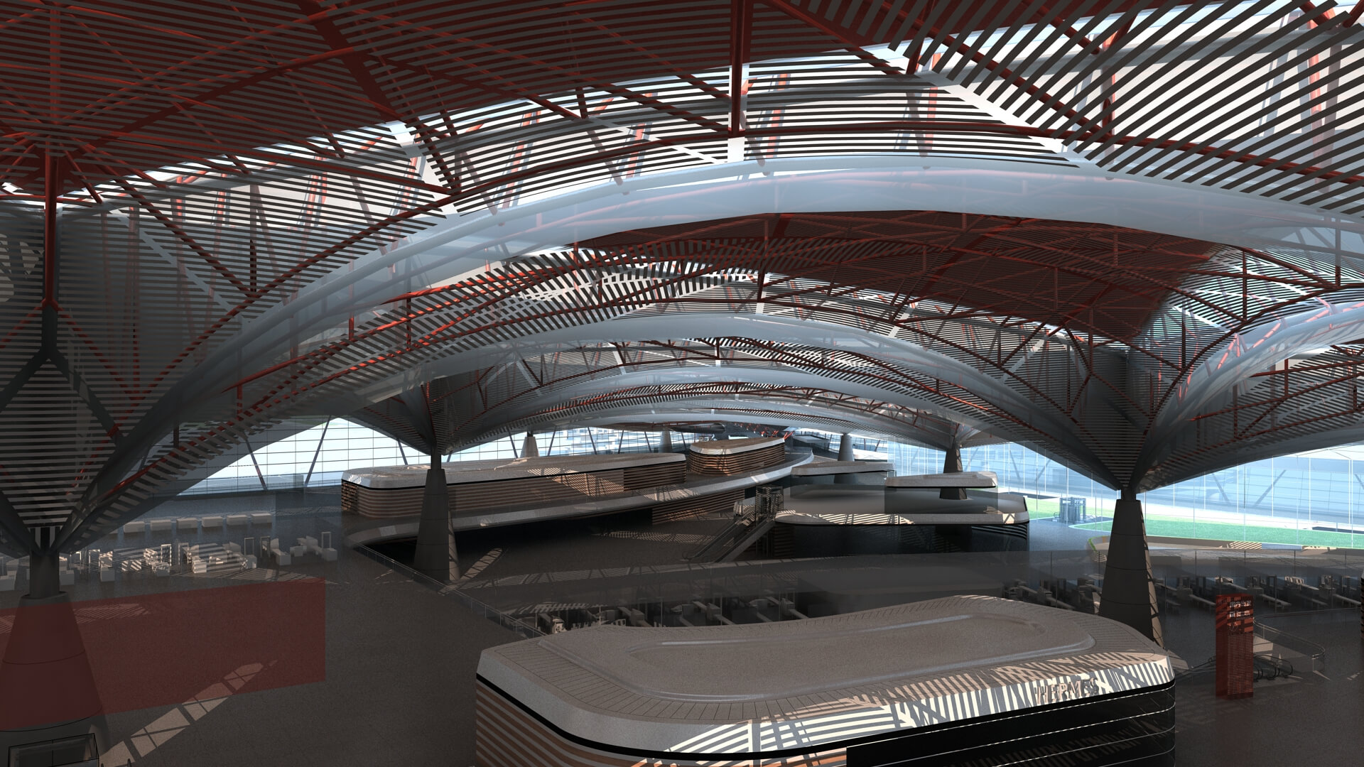 Changsha Airport China Airport 3D Model