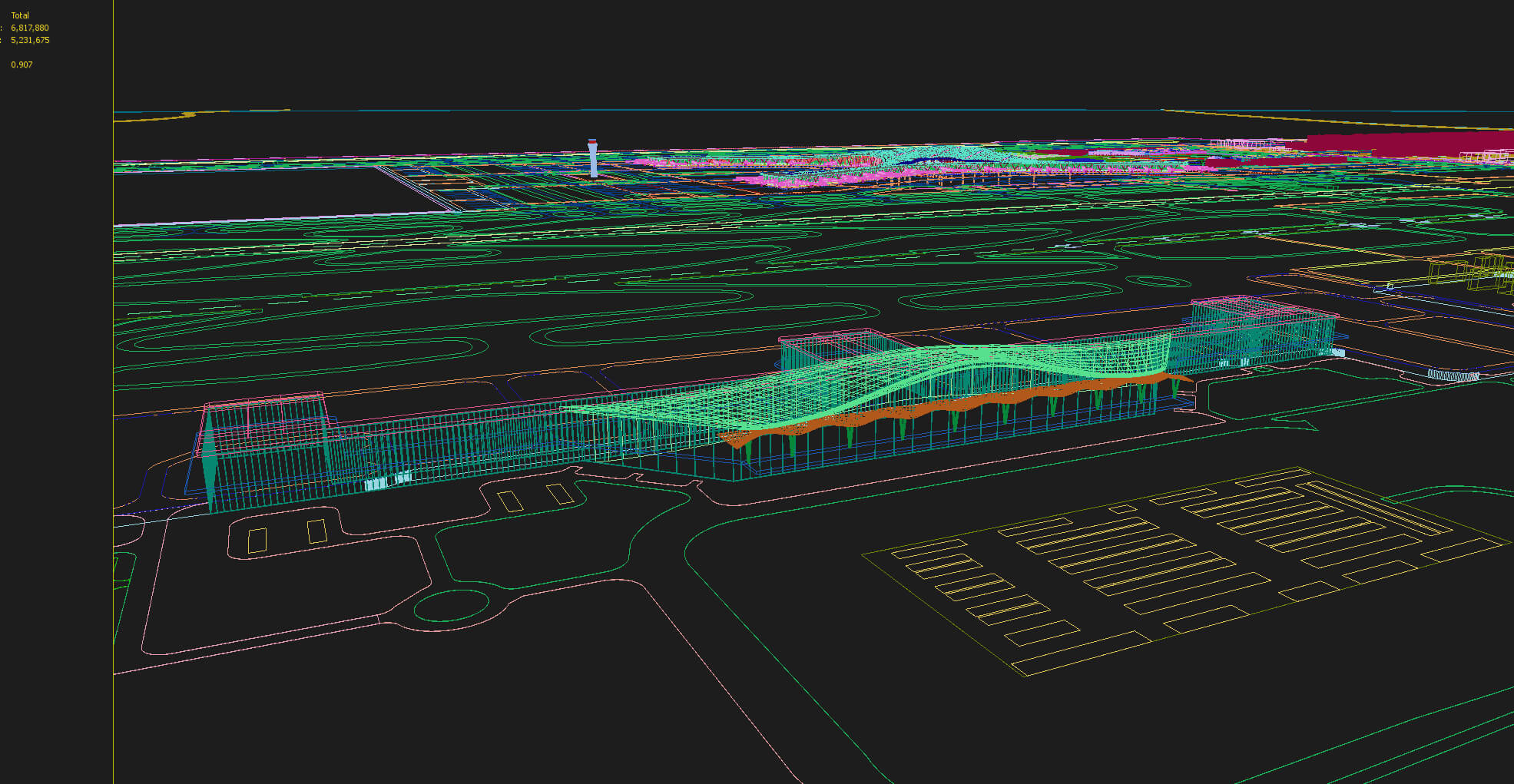 Changsha Airport China Airport 3D Model