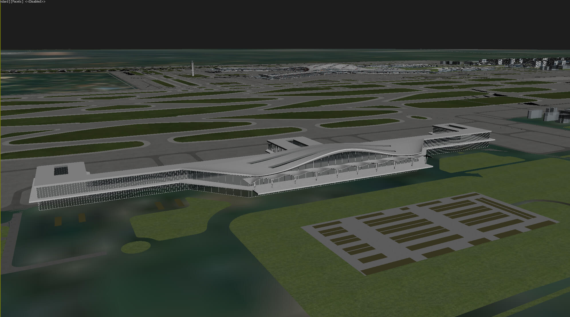 Changsha Airport China Airport 3D Model