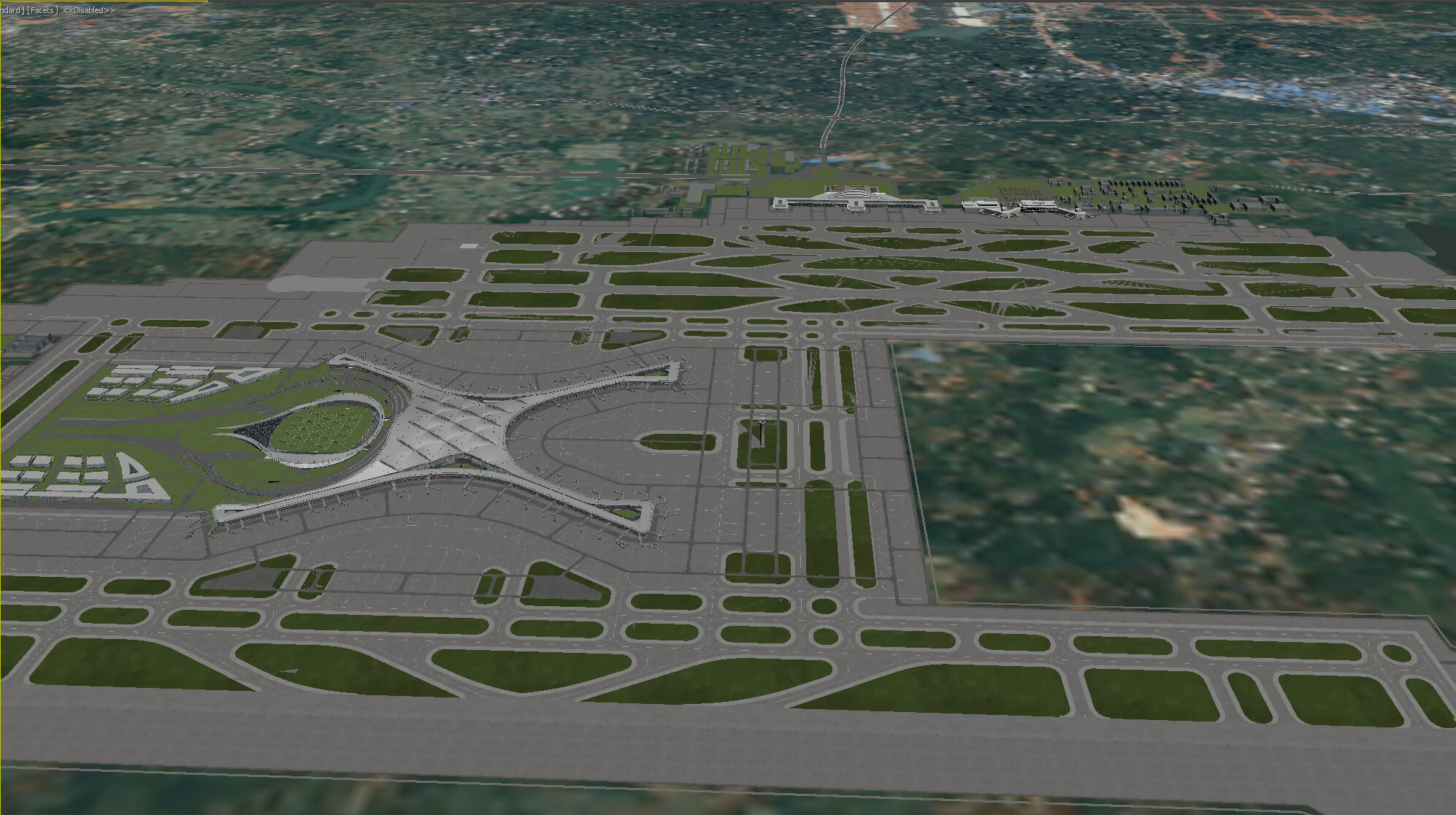 Changsha Airport China Airport 3D Model