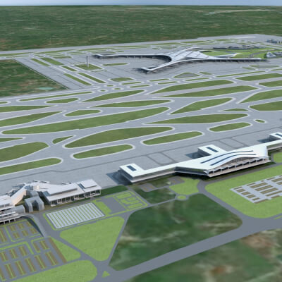 Changsha Airport China Airport 3D Model