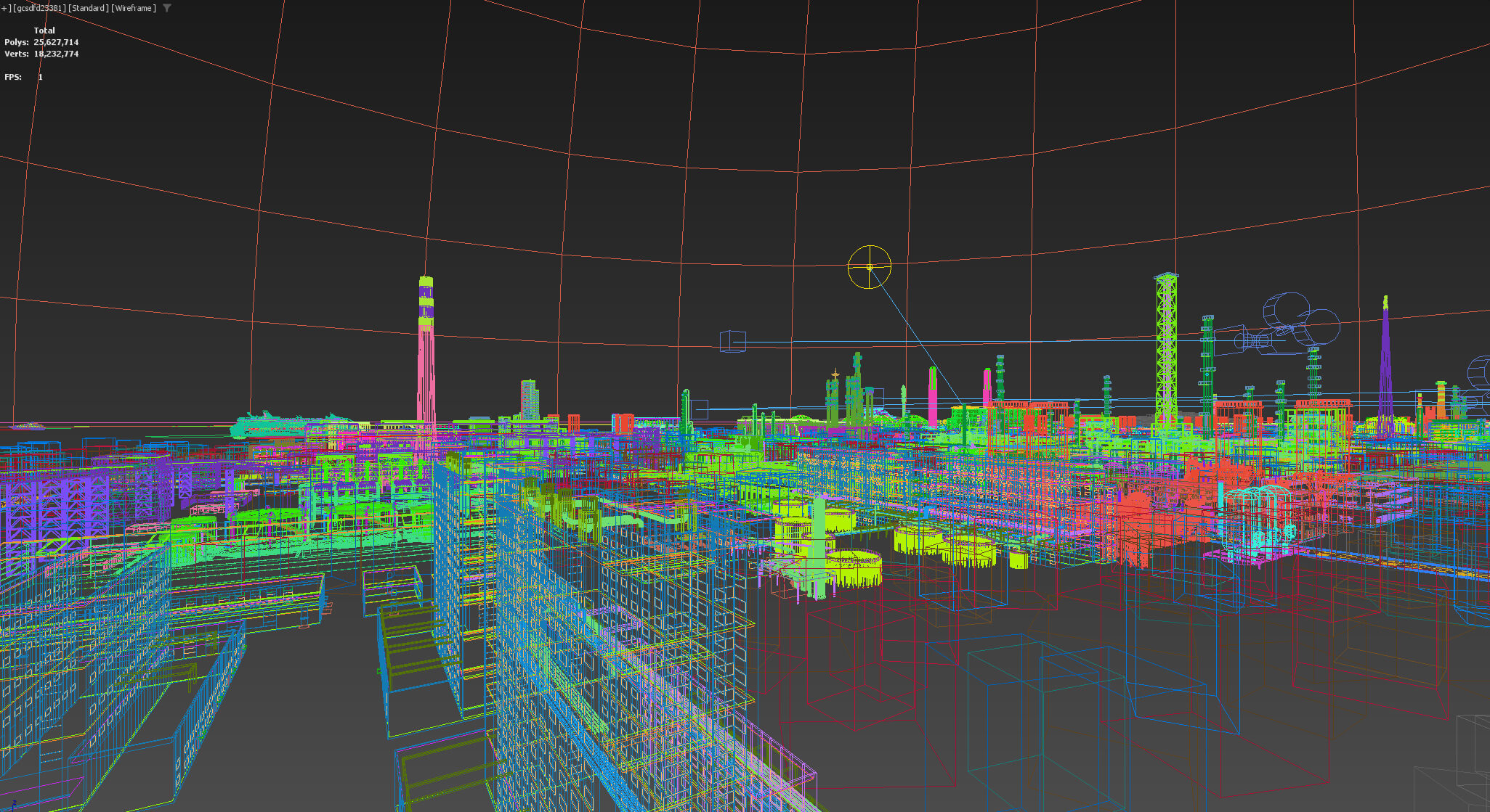 Coastal Petrochemical Refinery Industrial Plant 3D Model