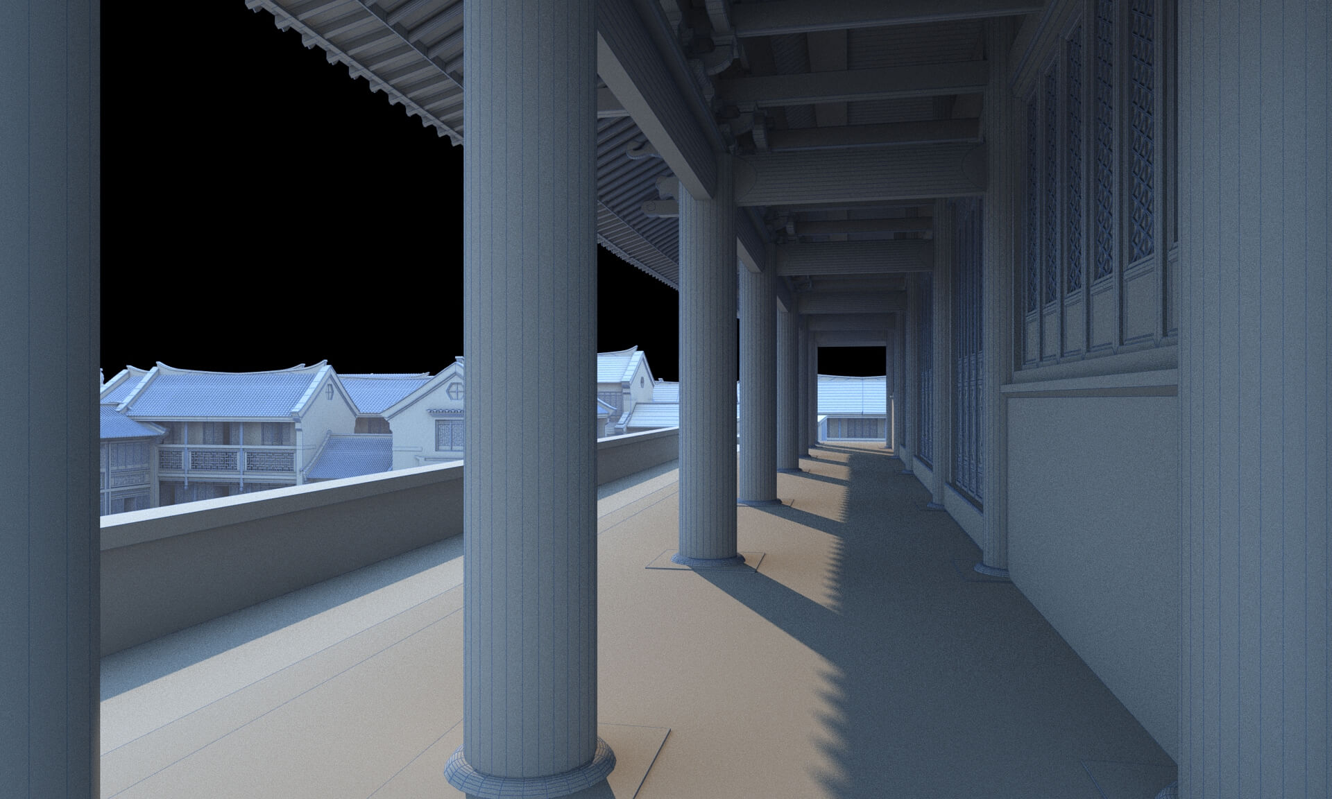 Jianshui Ancient City Yinghui Gate Chinese City Gate Ancient 3D Model