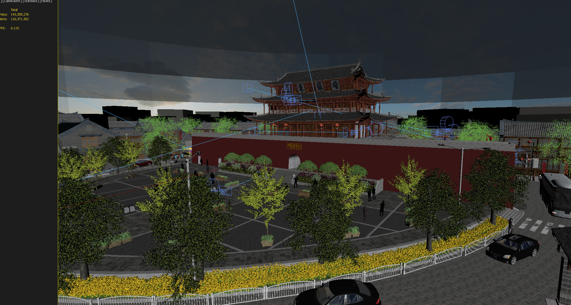 Jianshui Ancient City Yinghui Gate Chinese City Gate Ancient 3D Model