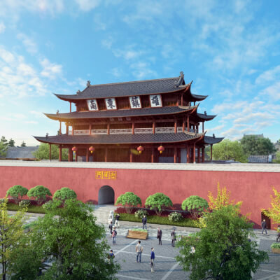 Jianshui Ancient City Yinghui Gate Chinese City Gate Ancient