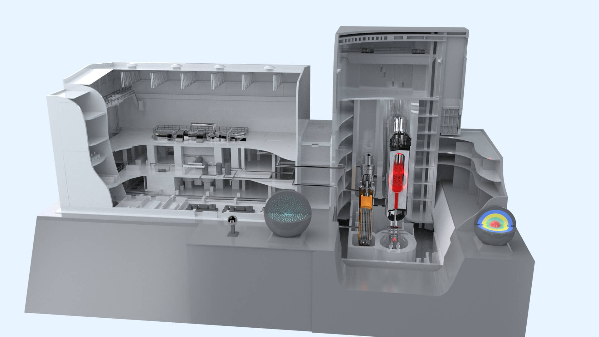 NuclearPowerPlant Reactor Cutaway 3D Model