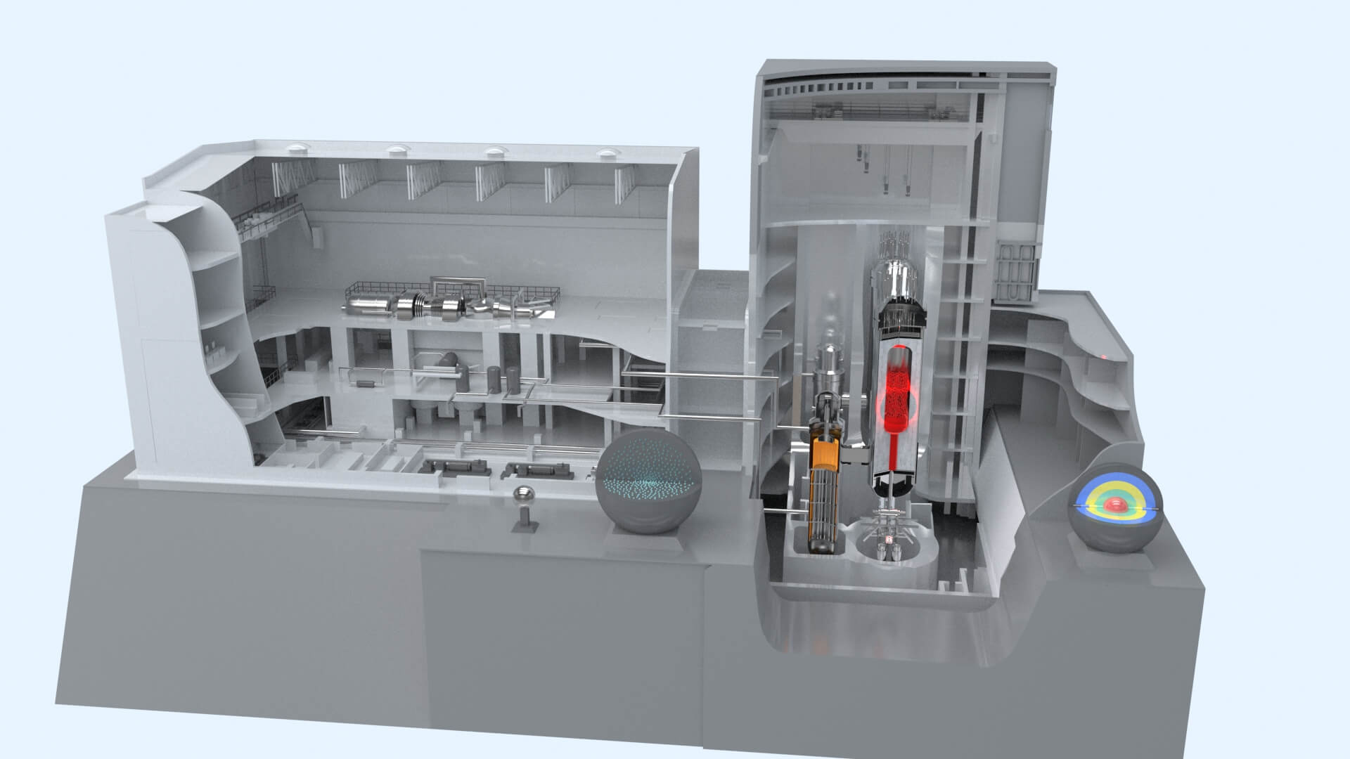 NuclearPowerPlant Reactor Cutaway 3D Model