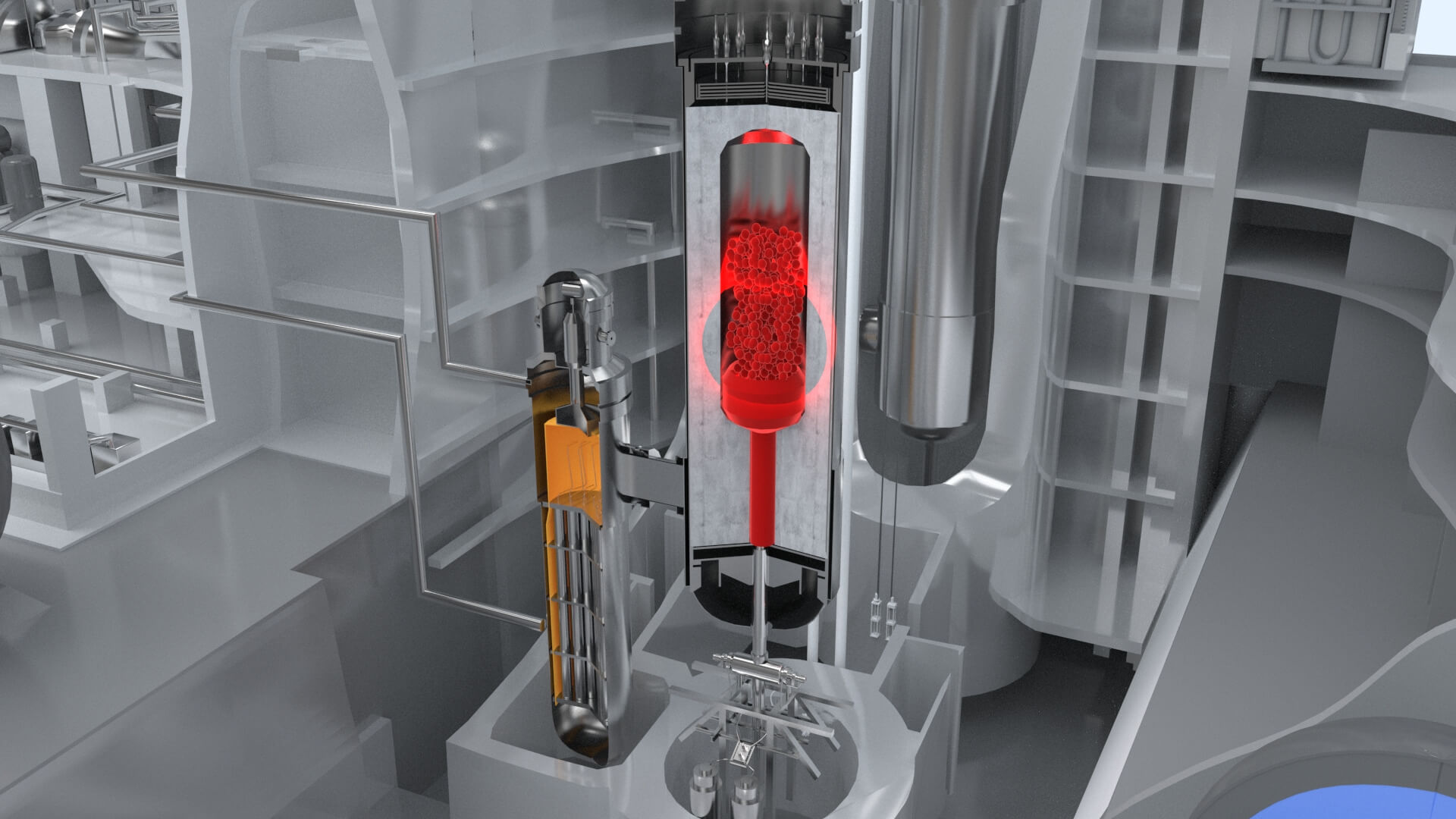 NuclearPowerPlant Reactor Cutaway 3D Model