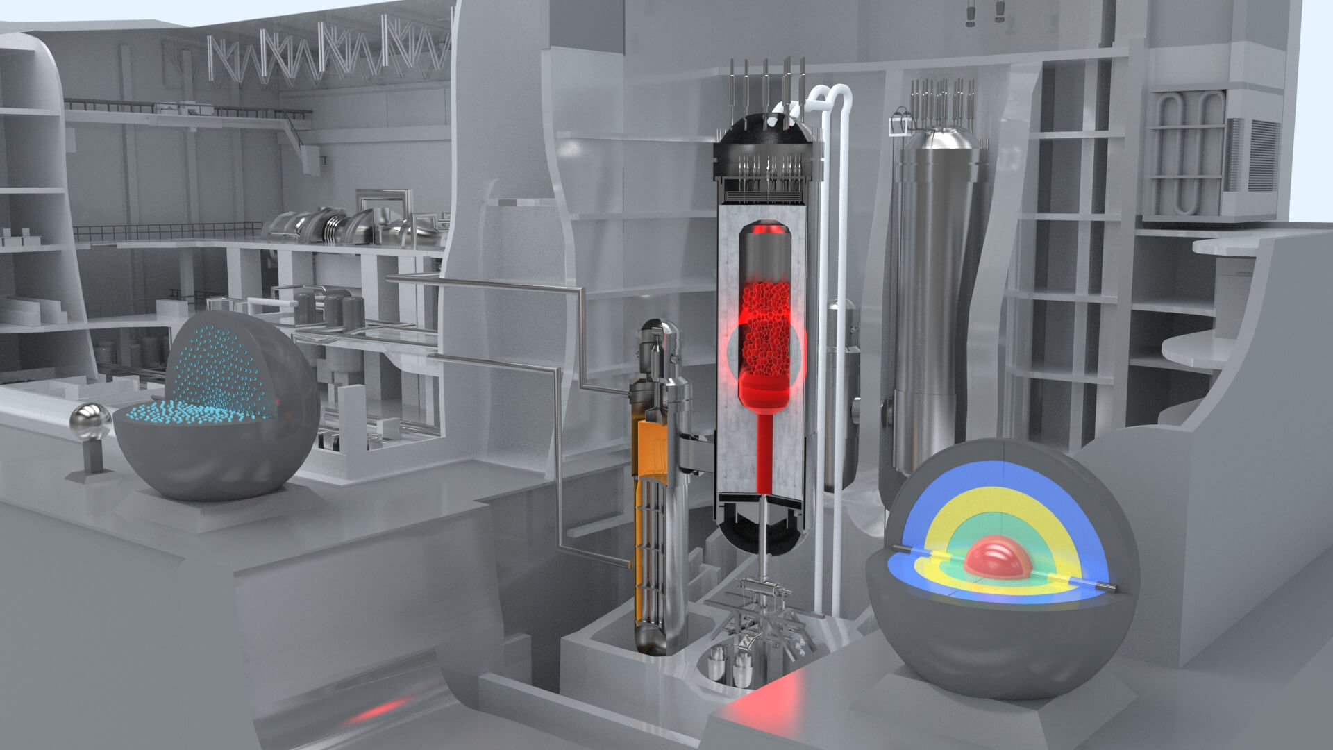 NuclearPowerPlant Reactor Cutaway 3D Model