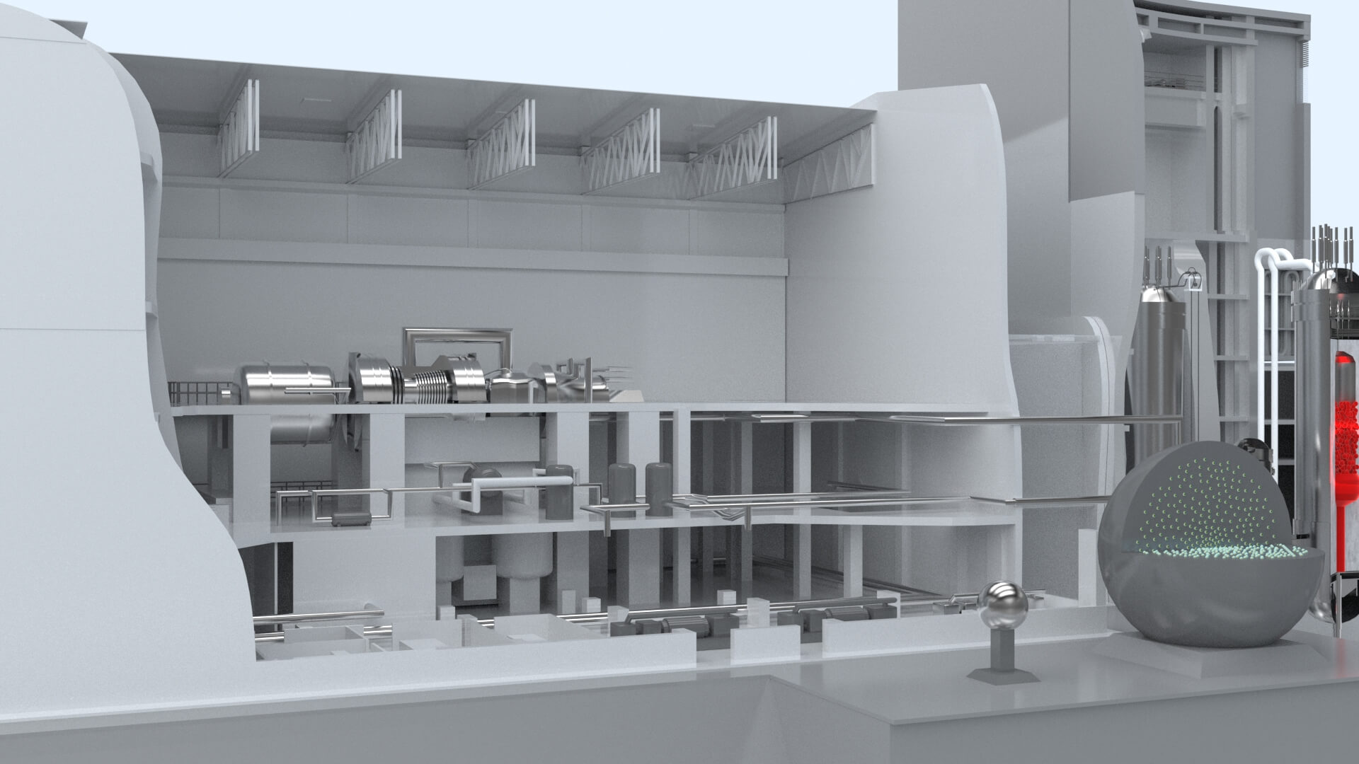 NuclearPowerPlant Reactor Cutaway 3D Model