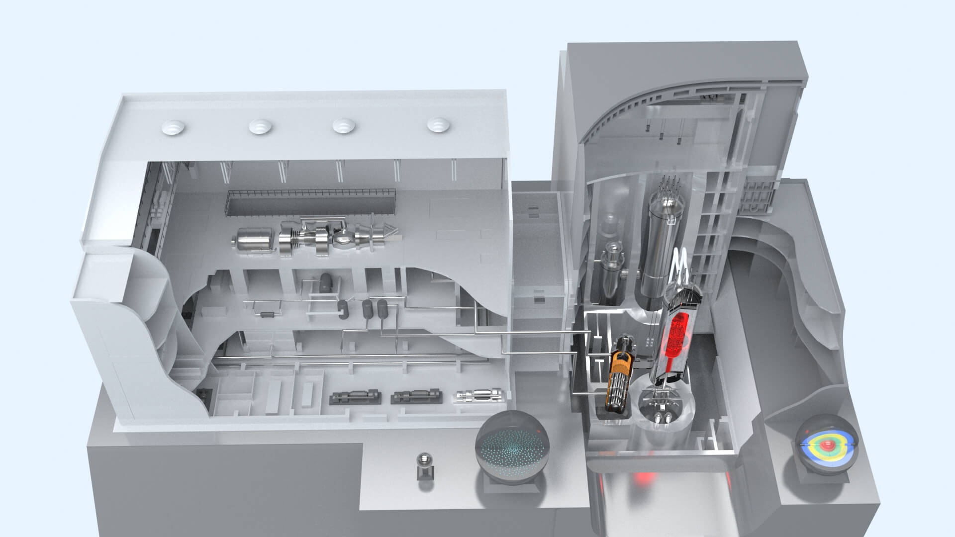 NuclearPowerPlant Reactor Cutaway 3D Model