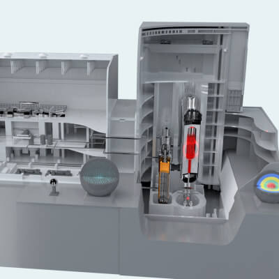 NuclearPowerPlant Reactor Cutaway 3D Model