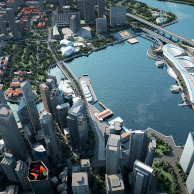 Singapore City Singapore Downtown