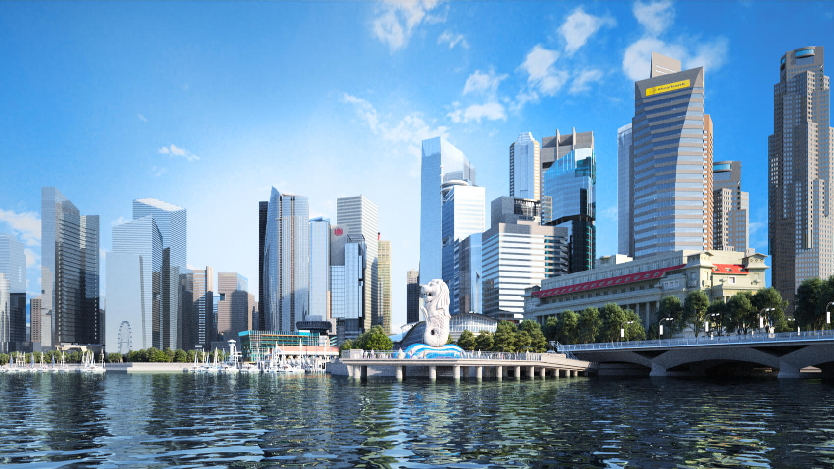 Singapore Marina Bay Sands Singapore City 3D Model