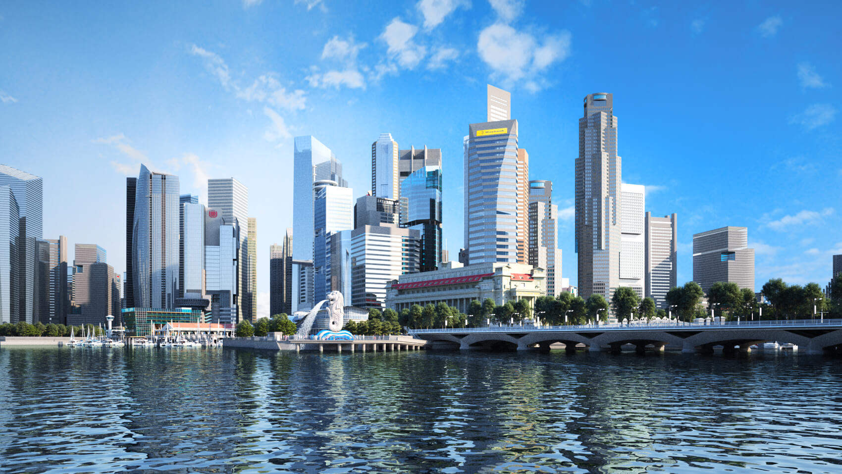 Singapore Marina Bay Sands Singapore City 3D Model