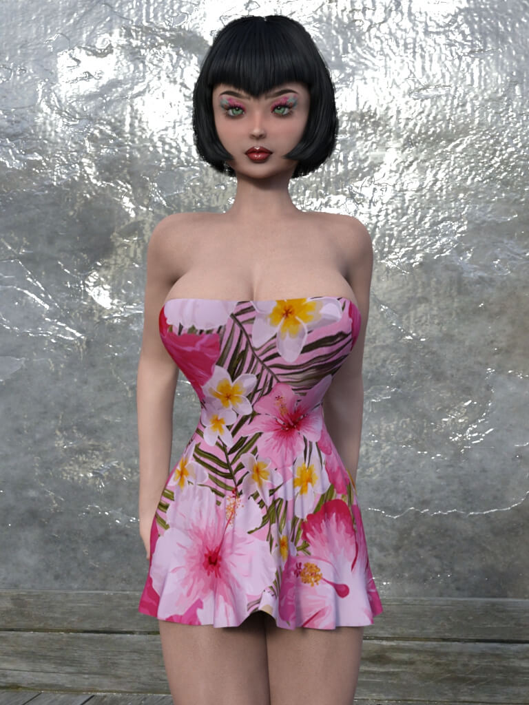 Boca 3D Render, Digital Artwork by Hannes W
