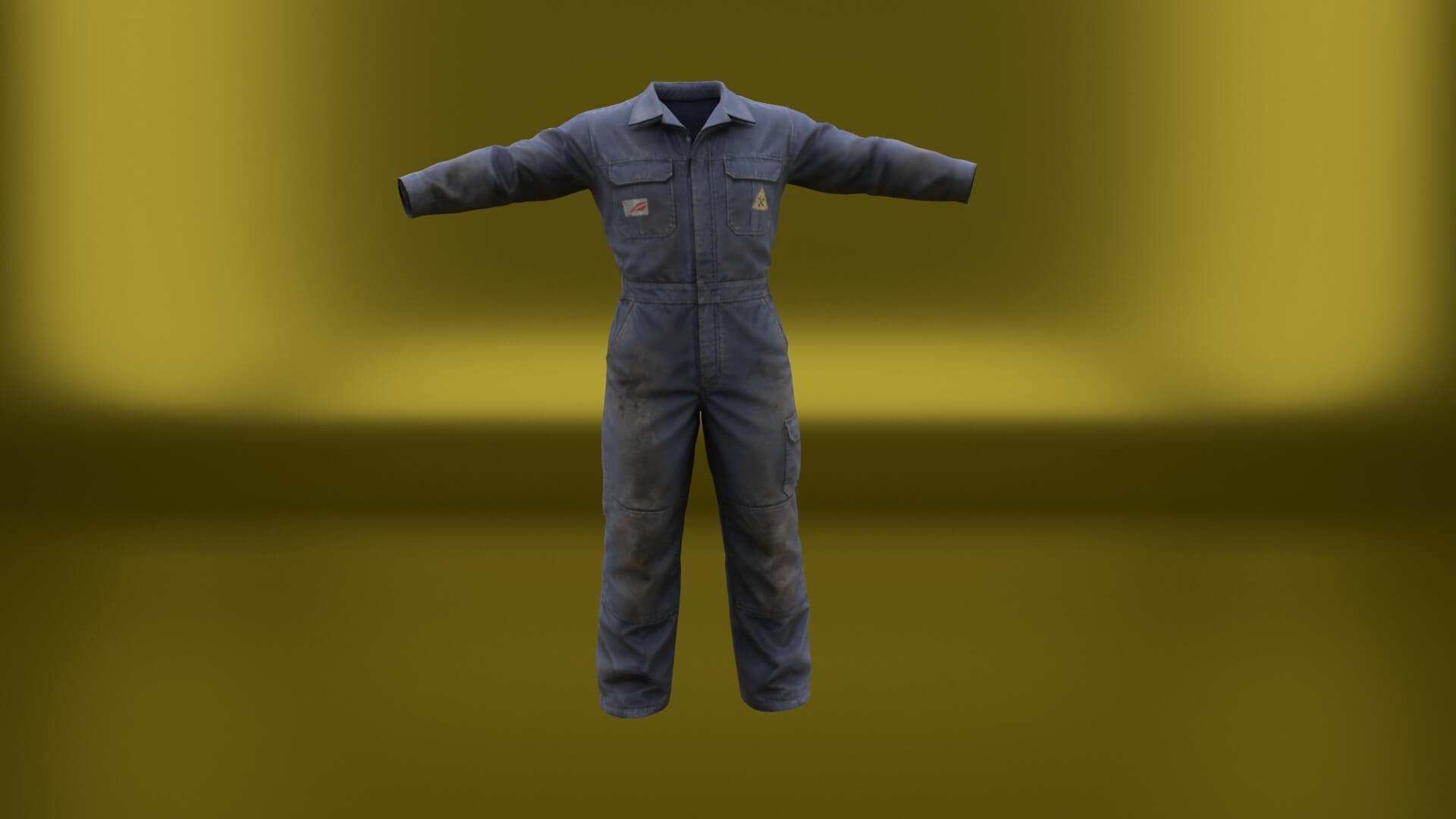 Mechanic Automotive Rigged 3D Model