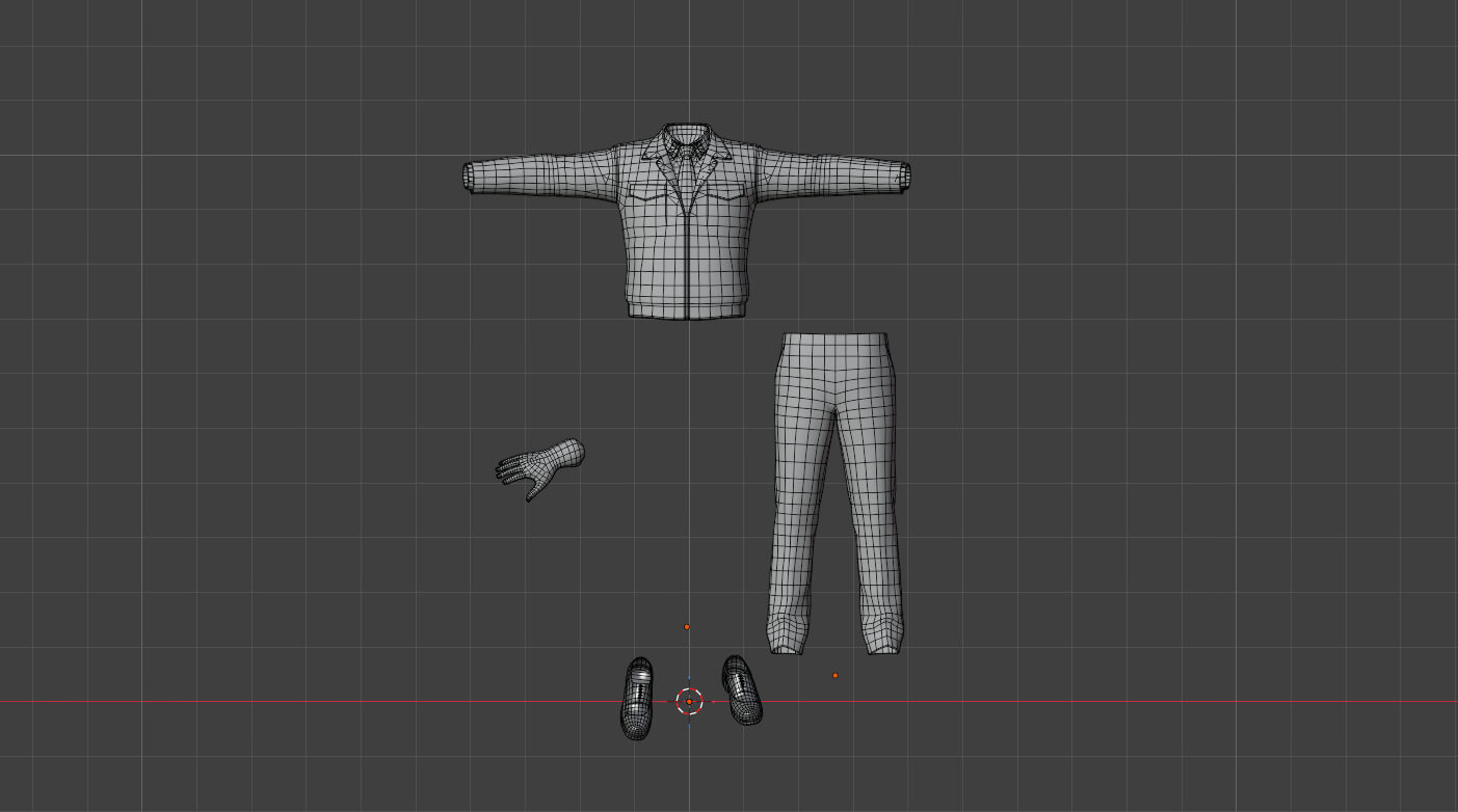 Taxi Driver Character Rigged 3D Model