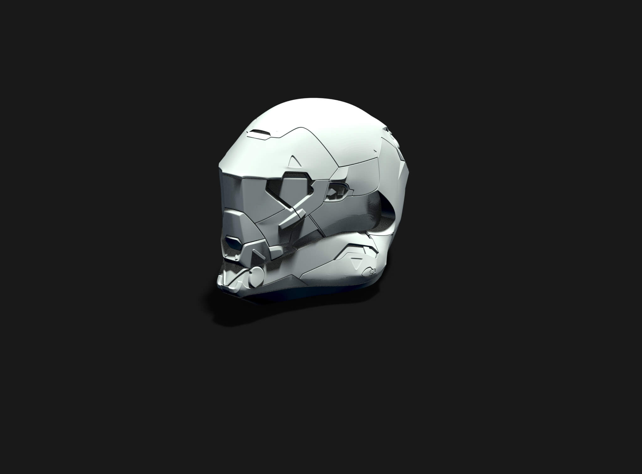 Anthem Helmet for 3D Printing 3D Model