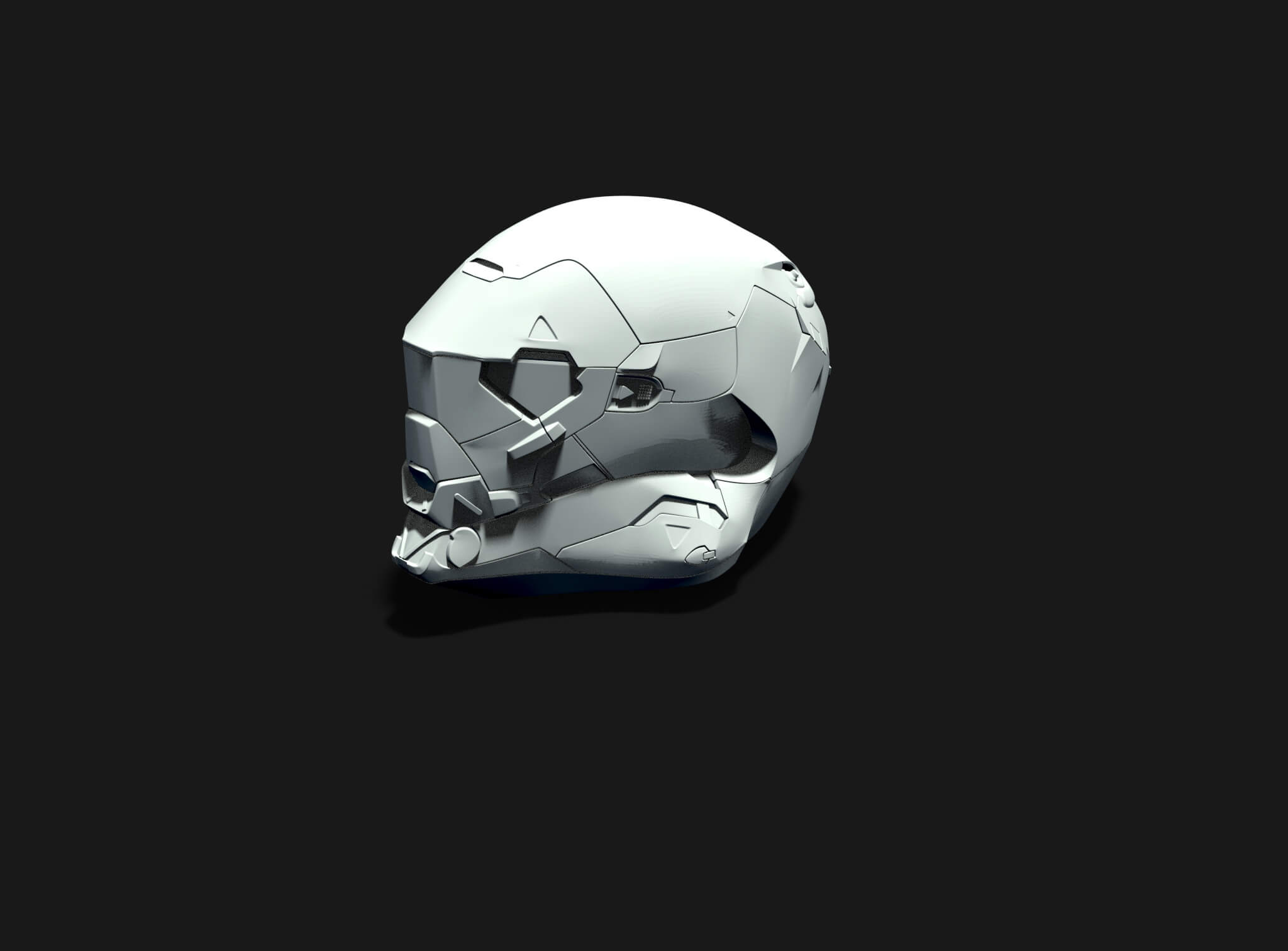 Anthem Helmet for 3D Printing 3D Model